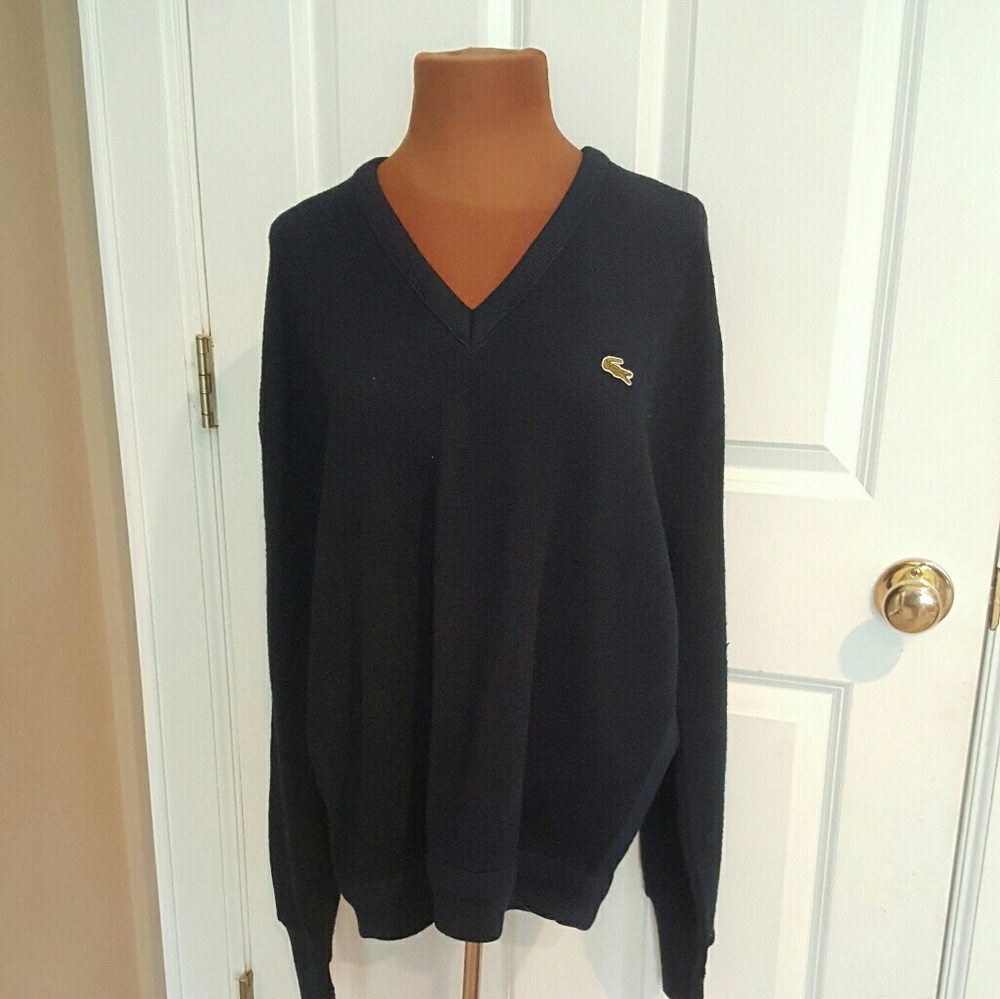 Lacoste v-neck men's sweater